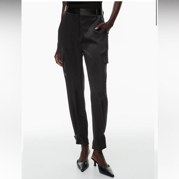 Aritzia Pants - Aritzia Refiner Satin Cargo Pants
